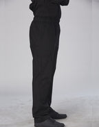 Benchmark CP03 MENS FUNCTIONAL CHEF PANTS Black Black - WEARhouse
