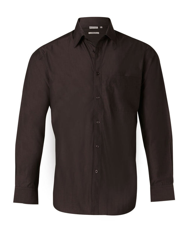 Benchmark M7002 Men's Nano Tech Long Sleeve Shirt - WEARhouse