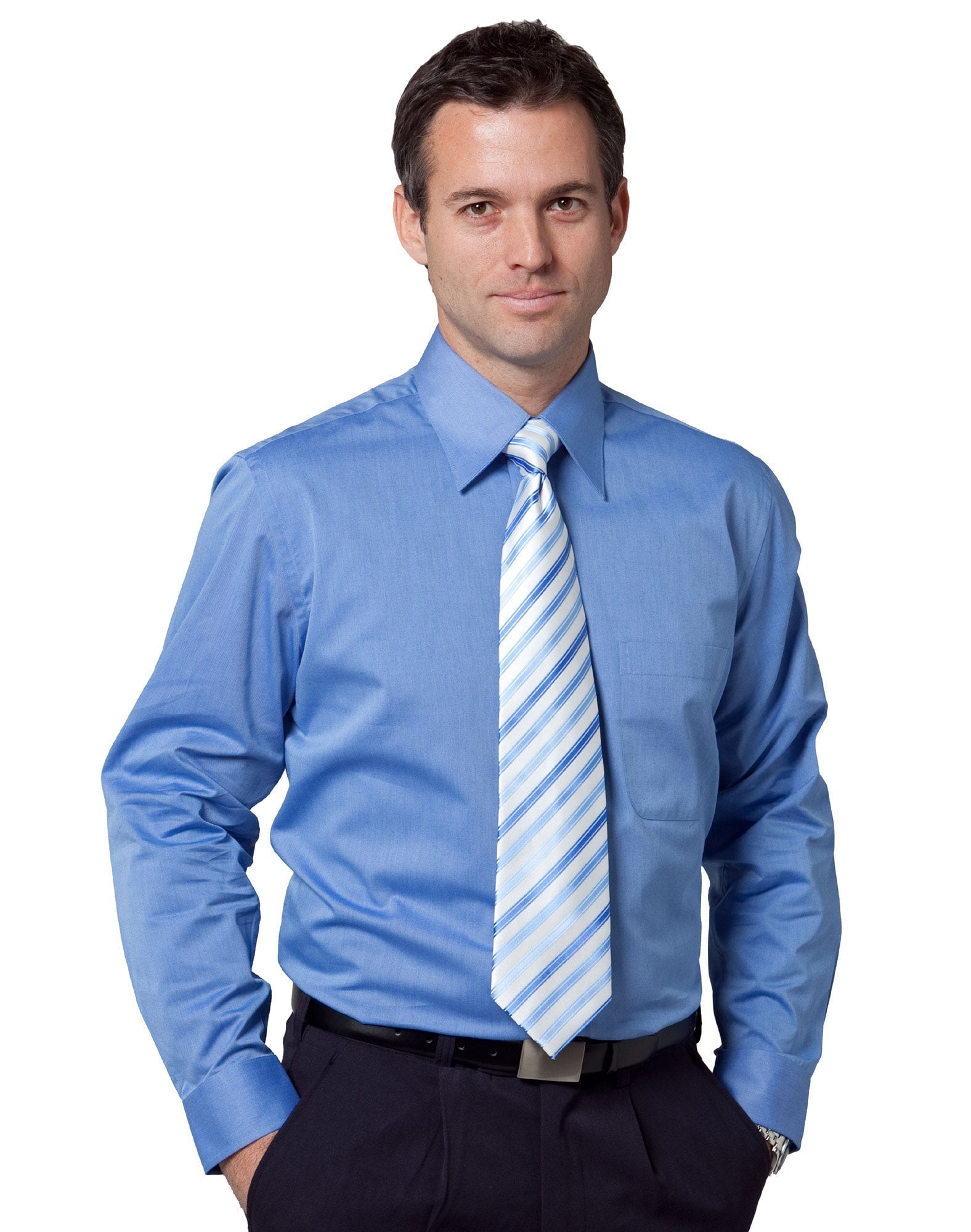 Benchmark M7002 Men's Nano Tech Long Sleeve Shirt - WEARhouse