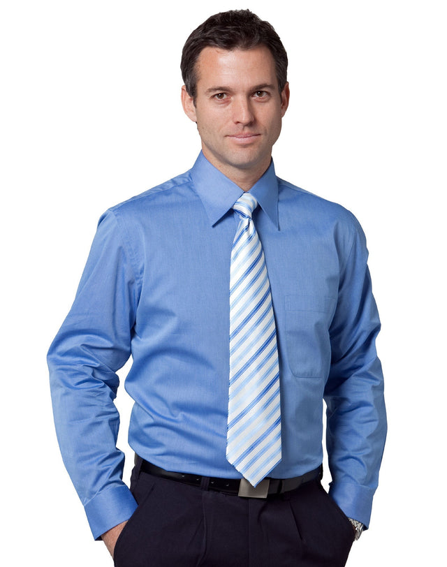 Benchmark M7002 Men's Nano Tech Long Sleeve Shirt - WEARhouse