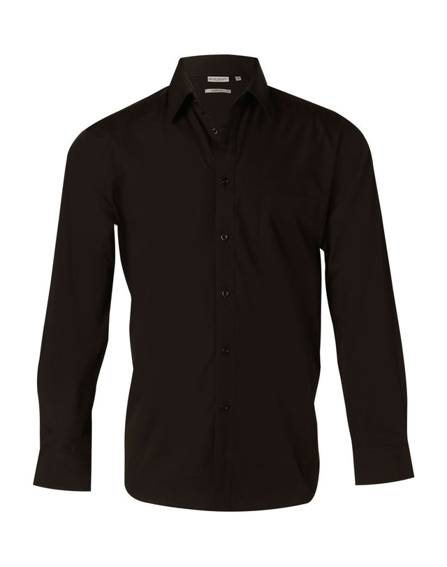 Benchmark M7002 Men's Nano Tech Long Sleeve Shirt - WEARhouse