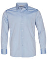 Benchmark M7012 Men's Fine Chambray Long Sleeve Shirt - WEARhouse