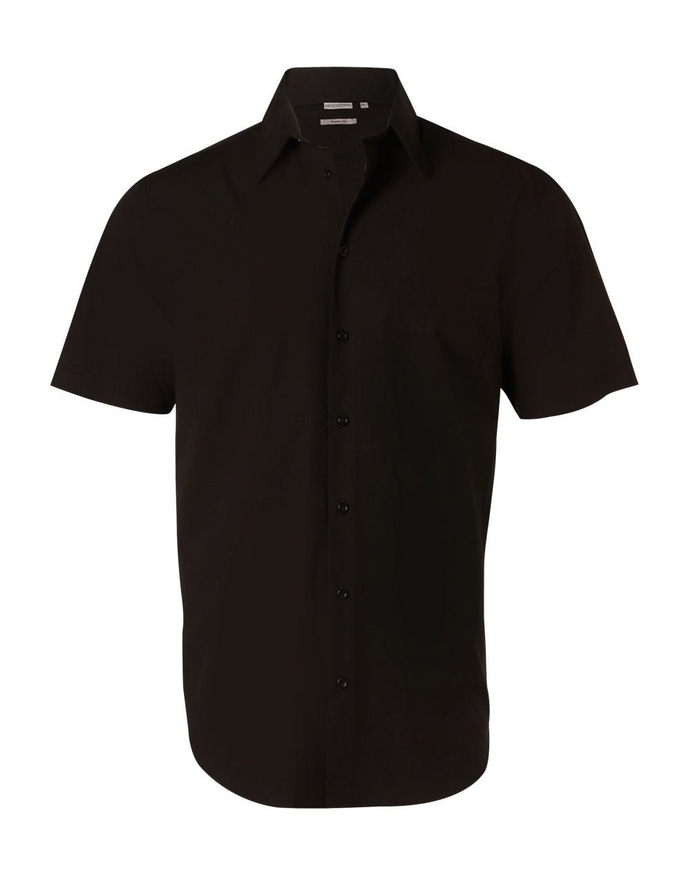 Benchmark M7020S Men's Cotton/Poly Stretch Short Sleeve Shirt - WEARhouse