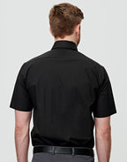 Benchmark M7020S Men's Cotton/Poly Stretch Short Sleeve Shirt - WEARhouse