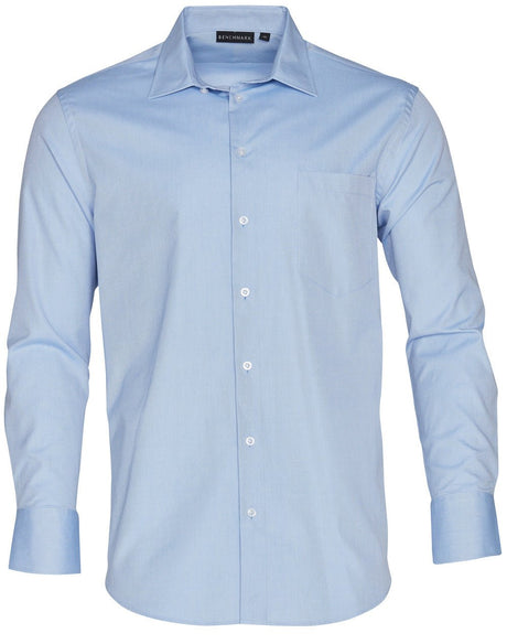 Benchmark M7040L Men's CVC Oxford Long Sleeve Shirt - WEARhouse