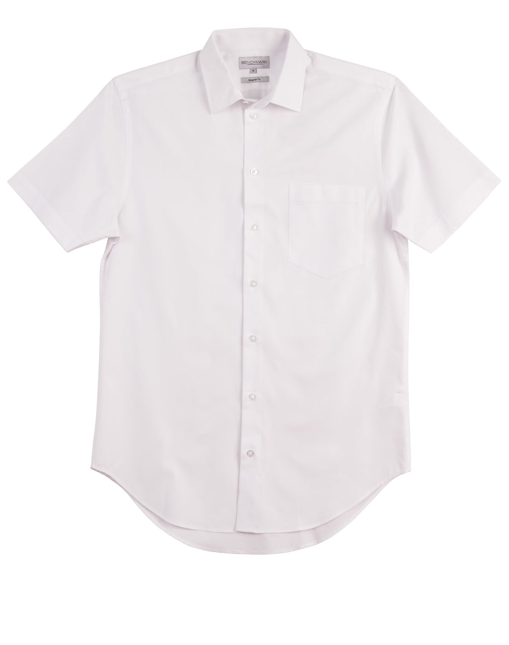 Benchmark M7040S Men's CVC Oxford Short Sleeve Shirt - WEARhouse