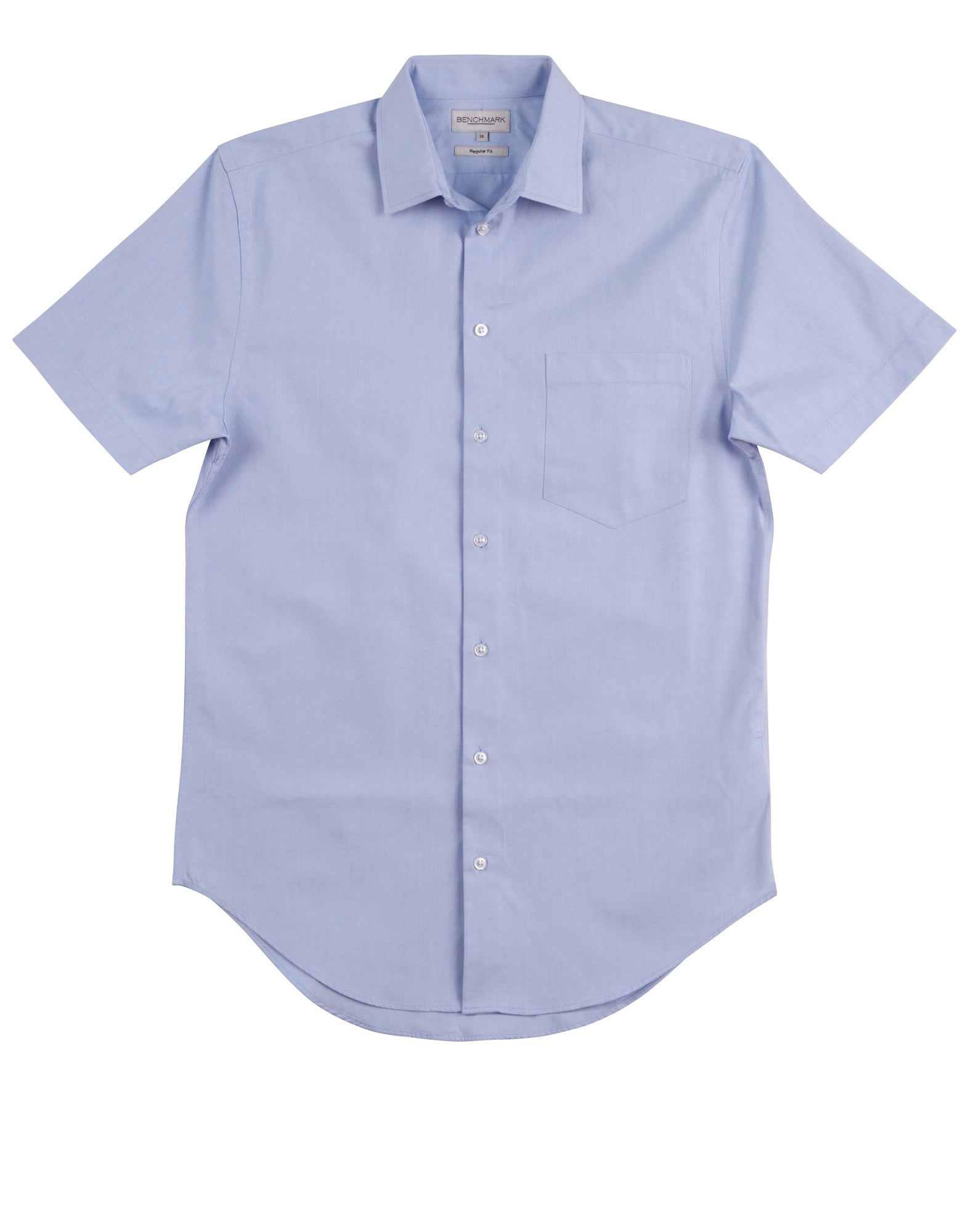 Benchmark M7040S Men's CVC Oxford Short Sleeve Shirt - WEARhouse