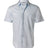 Benchmark M7100S Men's Self Stripe Short Sleeve Shirt - WEARhouse