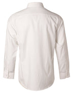 Benchmark M7112 Men's Mini Herringbone Long Sleeve Shirt - WEARhouse