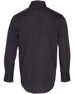 Benchmark M7132 Men's Dobby Stripe long sleeve shirt - WEARhouse