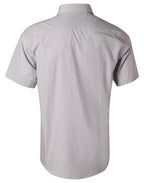 Benchmark M7211 Men's Fine Stripe Short Sleeve Shirt - WEARhouse