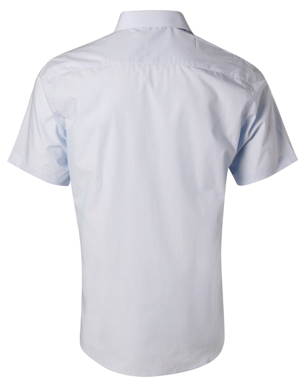 Benchmark M7211 Men's Fine Stripe Short Sleeve Shirt - WEARhouse