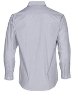 Benchmark M7212 Men's Fine Stripe Long Sleeve Shirt - WEARhouse