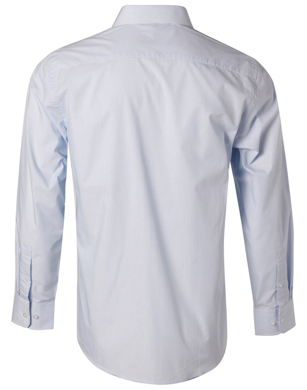 Benchmark M7212 Men's Fine Stripe Long Sleeve Shirt - WEARhouse