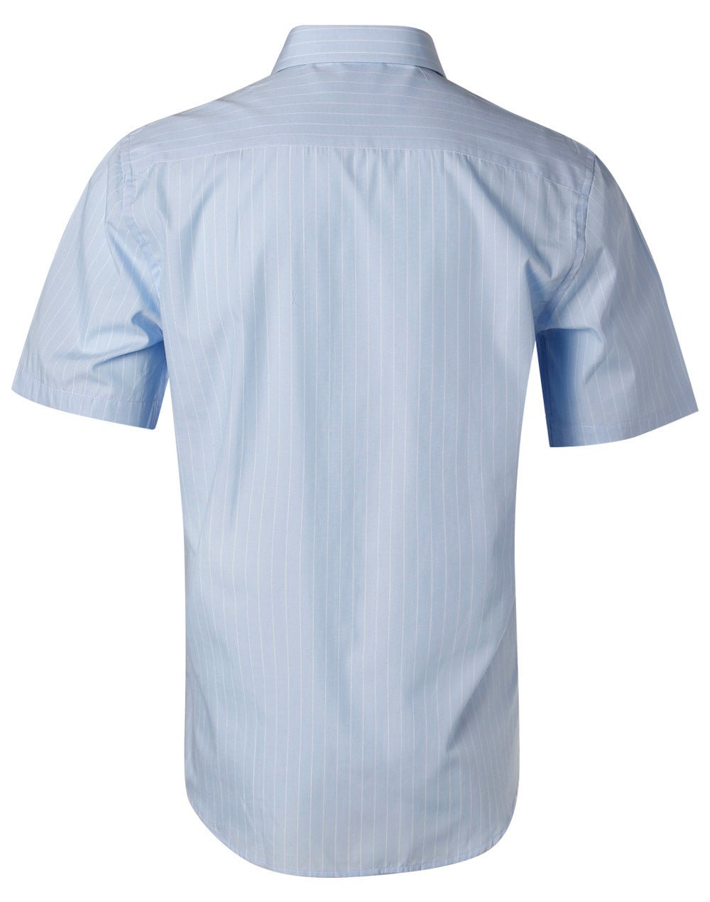 Benchmark M7221 Men's Pin Stripe Short Sleeve Shirt - WEARhouse