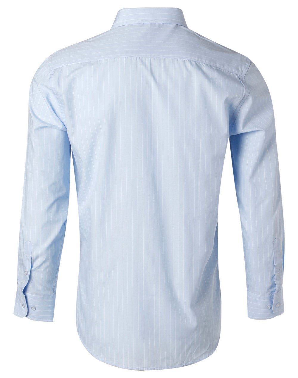 Benchmark M7222 Men's Pin Stripe Long Sleeve Shirt - WEARhouse