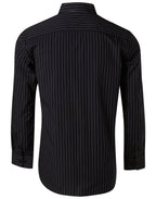 Benchmark M7222 Men's Pin Stripe Long Sleeve Shirt - WEARhouse