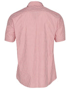 Benchmark M7231 Men's Balance Stripe Short Sleeve Shirt - WEARhouse