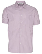 Benchmark M7231 Men's Balance Stripe Short Sleeve Shirt - WEARhouse