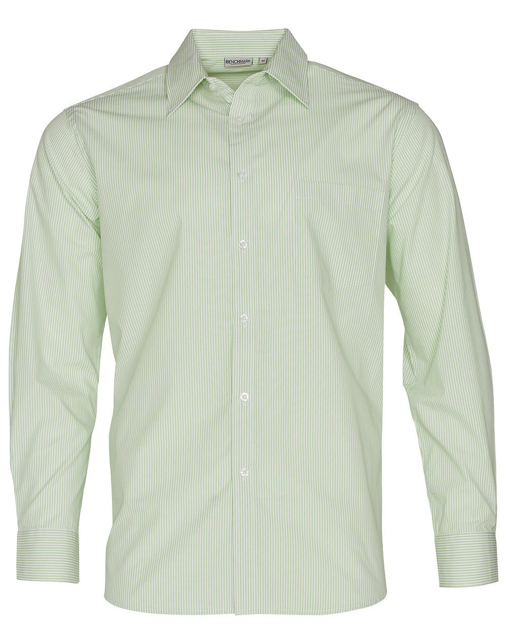 Benchmark M7232 Men's Balance Stripe Long Sleeve Shirt - WEARhouse