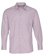Benchmark M7232 Men's Balance Stripe Long Sleeve Shirt - WEARhouse