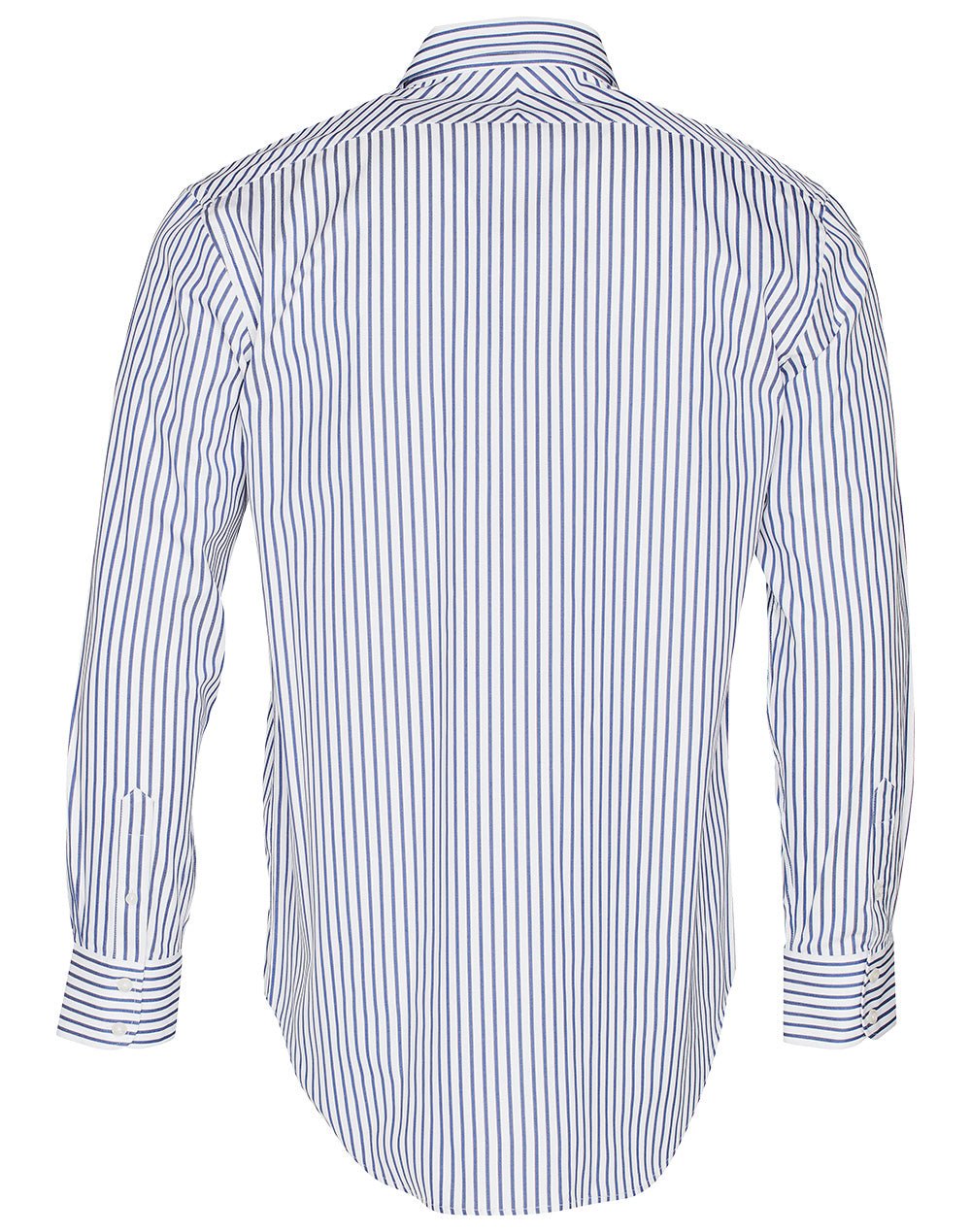 Benchmark M7310L Men's Executive Sateen Stripe Long Sleeve Shirt - WEARhouse