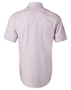 Benchmark M7360S Men's Mini Check Short Sleeve Shirt - WEARhouse