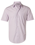 Benchmark M7360S Men's Mini Check Short Sleeve Shirt - WEARhouse