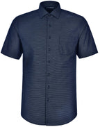 Benchmark M7400S ASCOT MENS SHORT SLEEVE DOT JACQUARD STRETCH SHIRT - WEARhouse