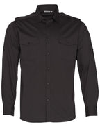 Benchmark M7912 Men's Long Sleeve Military Shirt - WEARhouse