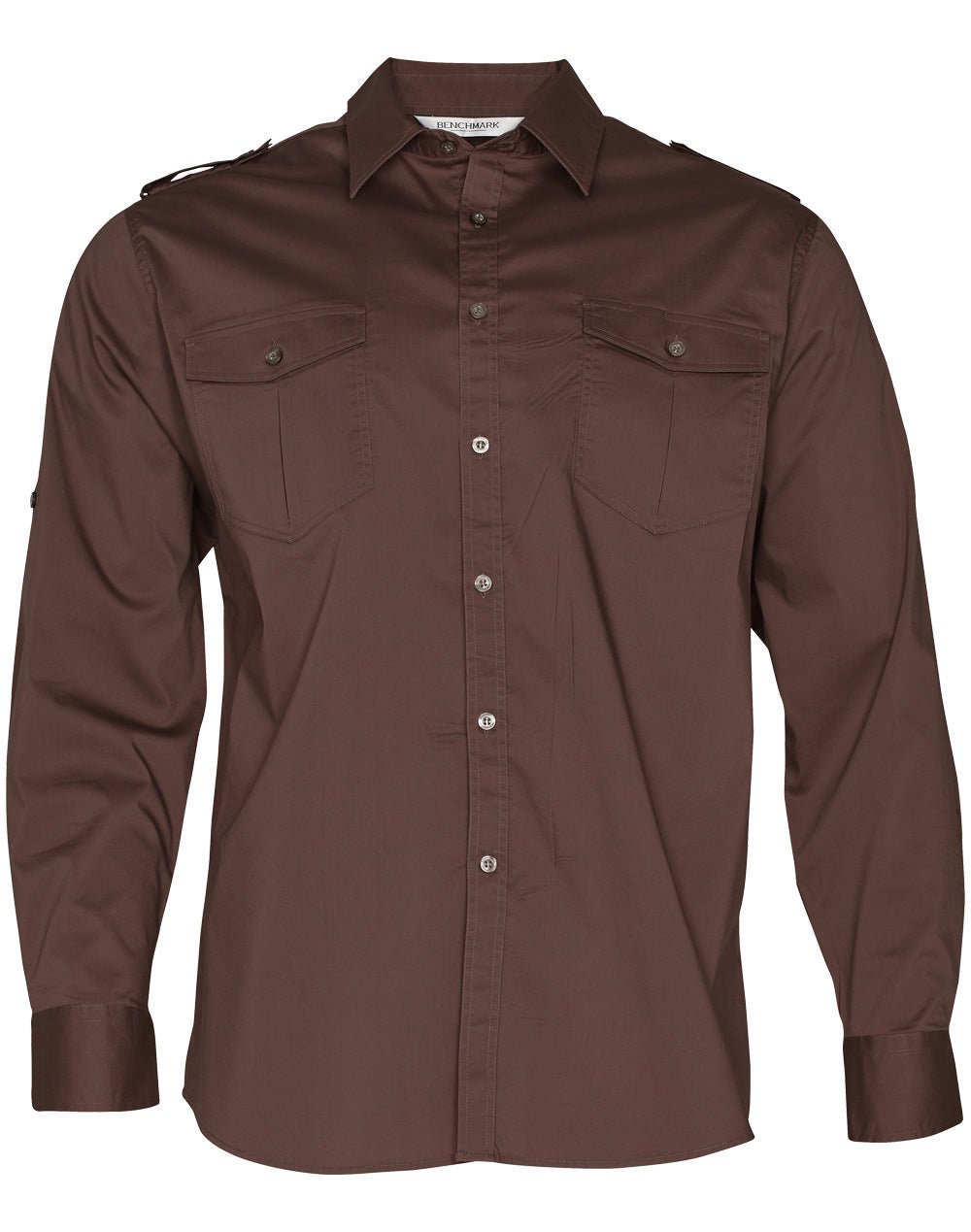 Benchmark M7912 Men's Long Sleeve Military Shirt - WEARhouse