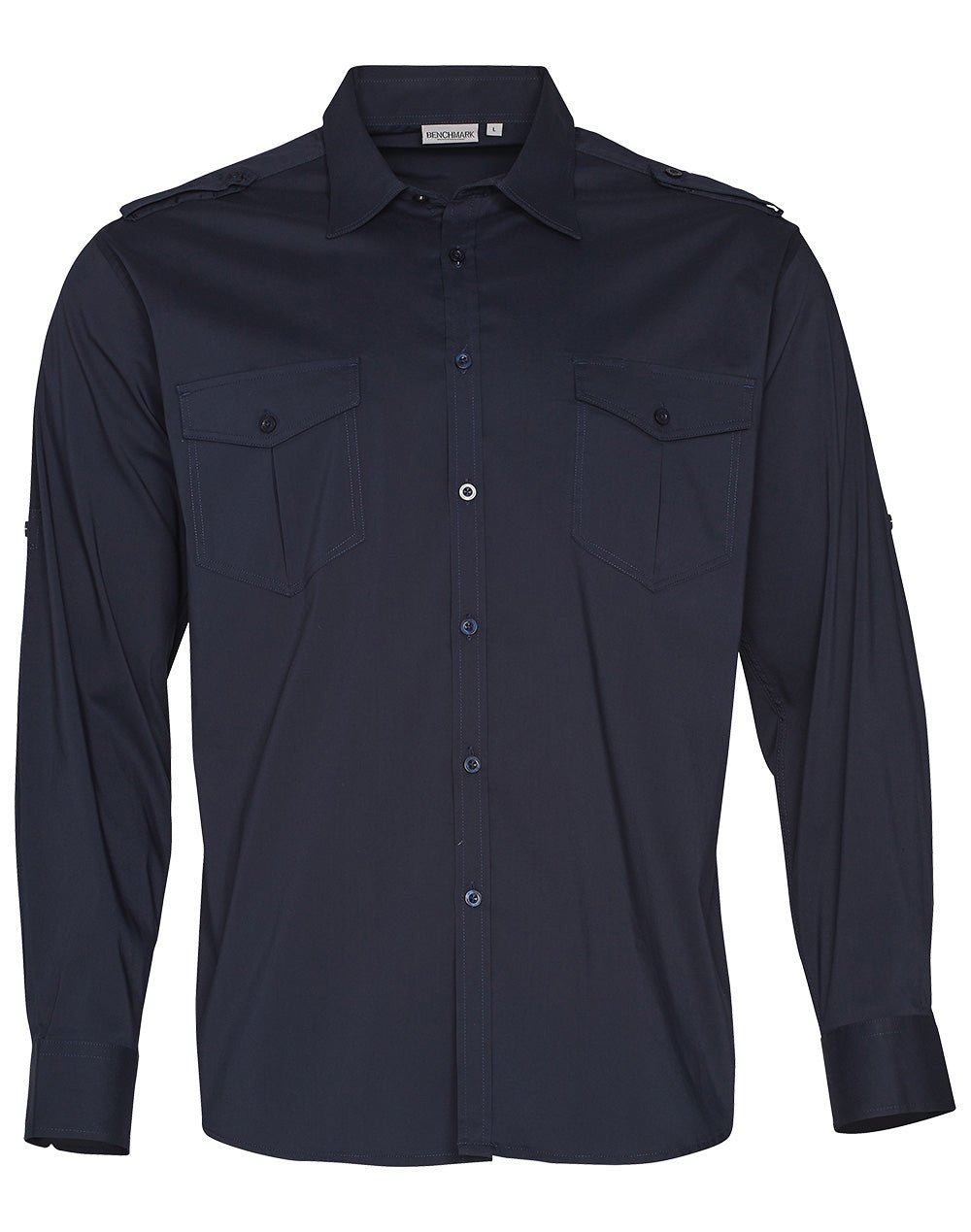 Benchmark M7912 Men's Long Sleeve Military Shirt - WEARhouse
