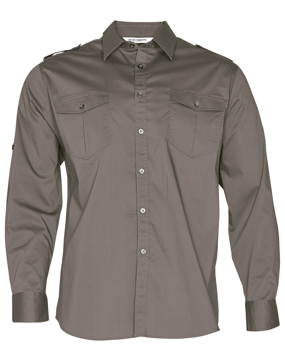Benchmark M7912 Men's Long Sleeve Military Shirt - WEARhouse