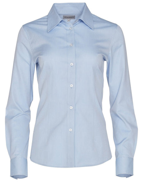 Benchmark M8005L Women's Pinpoint Oxford Long Sleeve Shirt - WEARhouse