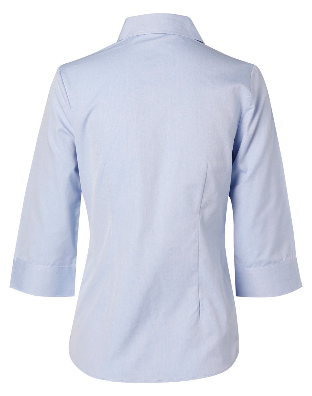 Benchmark M8013 Women's Fine Chambray 3/4 Sleeve Shirt - WEARhouse