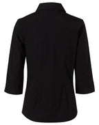 Benchmark M8020Q Women's Cotton/Poly Stretch 3/4 Sleeve Shirt - WEARhouse