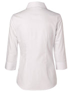 Benchmark M8020Q Women's Cotton/Poly Stretch 3/4 Sleeve Shirt - WEARhouse