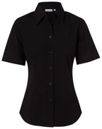 Benchmark M8020S Women's Cotton/Poly Stretch Sleeve Shirt - WEARhouse