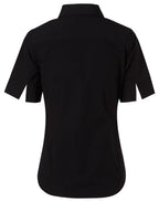 Benchmark M8020S Women's Cotton/Poly Stretch Sleeve Shirt - WEARhouse