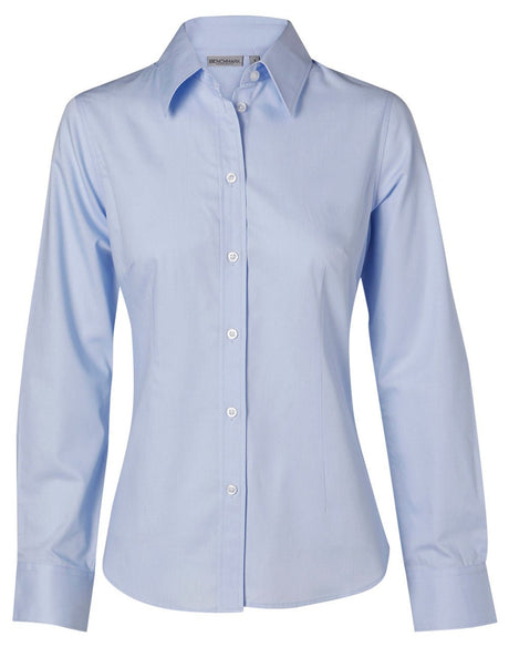 Benchmark M8030L Women's Fine Twill Long Sleeve Shirt - WEARhouse