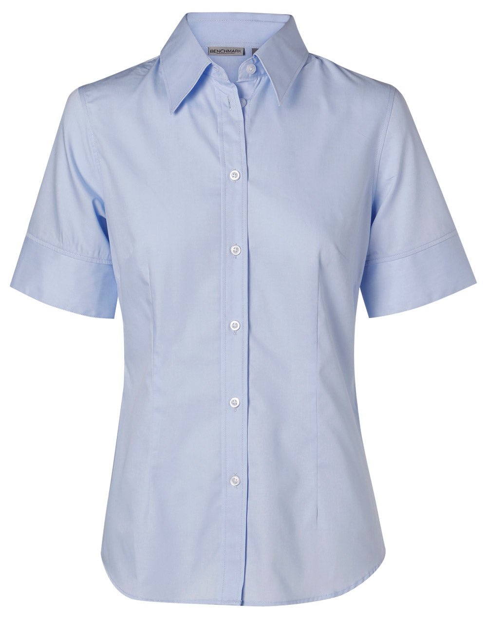 Benchmark M8030S Women's Fine Twill Short Sleeve Shirt - WEARhouse