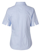 Benchmark M8030S Women's Fine Twill Short Sleeve Shirt - WEARhouse