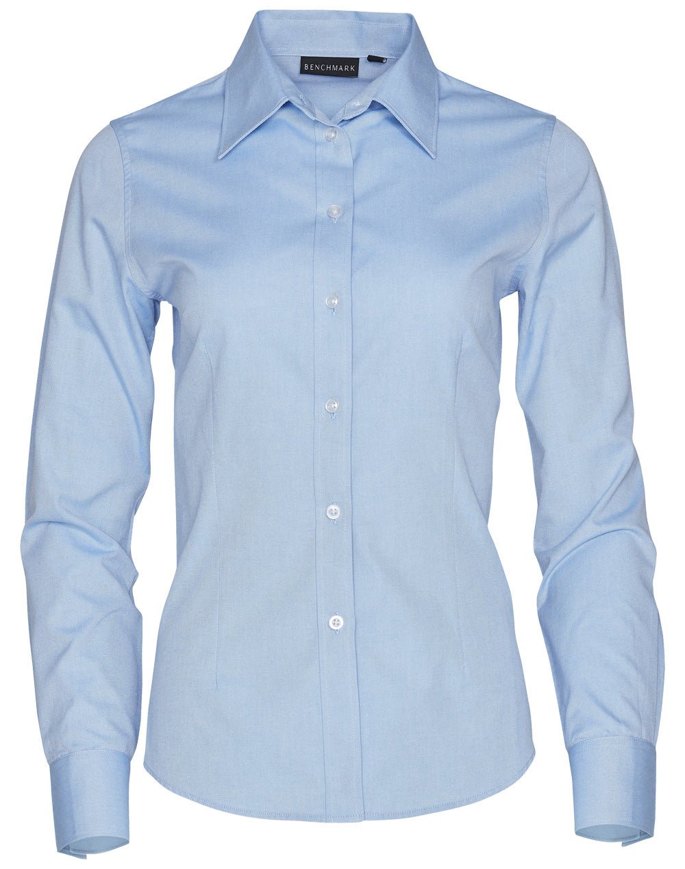 Benchmark M8040L Women's CVC Oxford Long Sleeve Shirt - WEARhouse