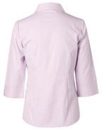 Benchmark M8040Q Women's CVC Oxford 3/4 Sleeve Shirt - WEARhouse