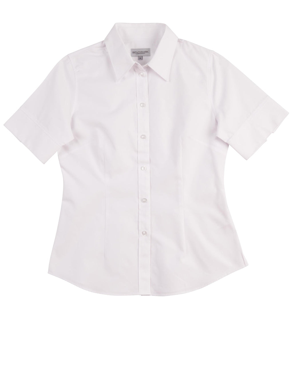 Benchmark M8040S Women's CVC Oxford Short Sleeve Shirt - WEARhouse