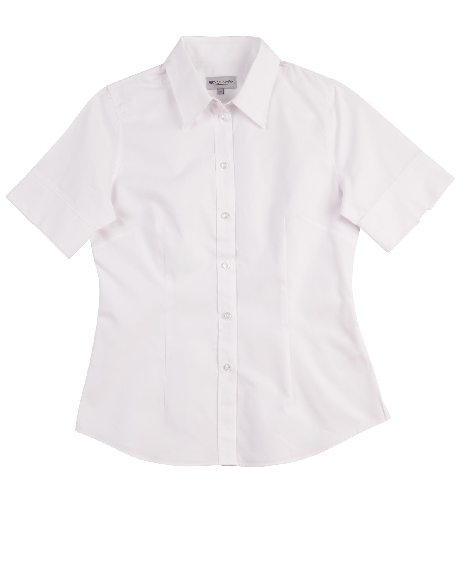 Benchmark M8040S Women's CVC Oxford Short Sleeve Shirt - WEARhouse