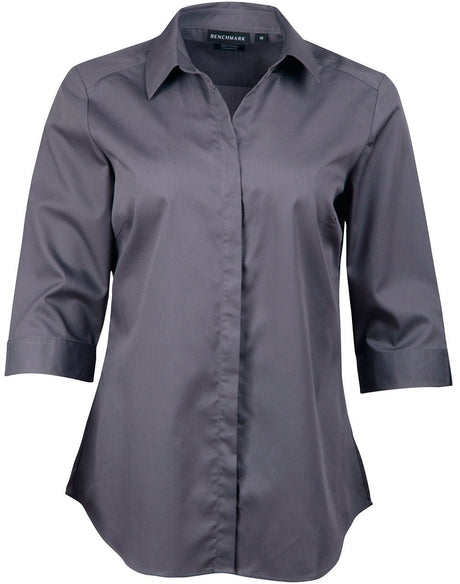 Benchmark M8110Q BARKLEY LADIES TAPED SEAM 3/4 SLEEVE SHIRT - WEARhouse