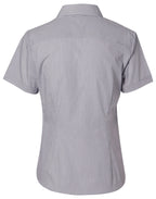 Benchmark M8211 Women's Fine Stripe Short Sleeve Shirt - WEARhouse