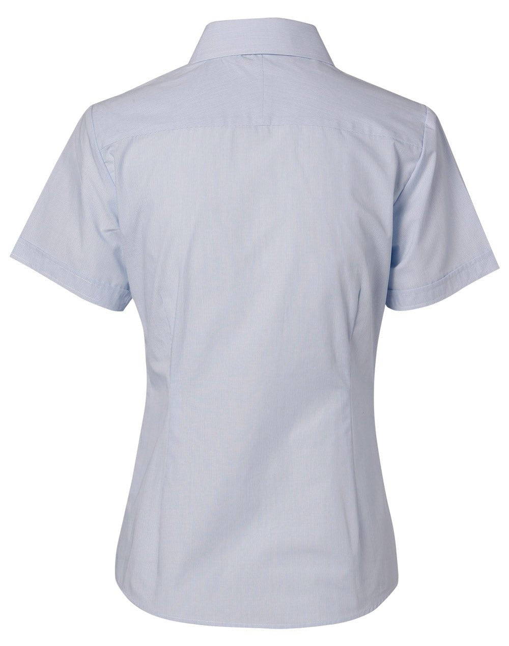 Benchmark M8211 Women's Fine Stripe Short Sleeve Shirt - WEARhouse