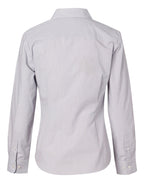 Benchmark M8212 Women's Fine Stripe Long Sleeve Shirt - WEARhouse